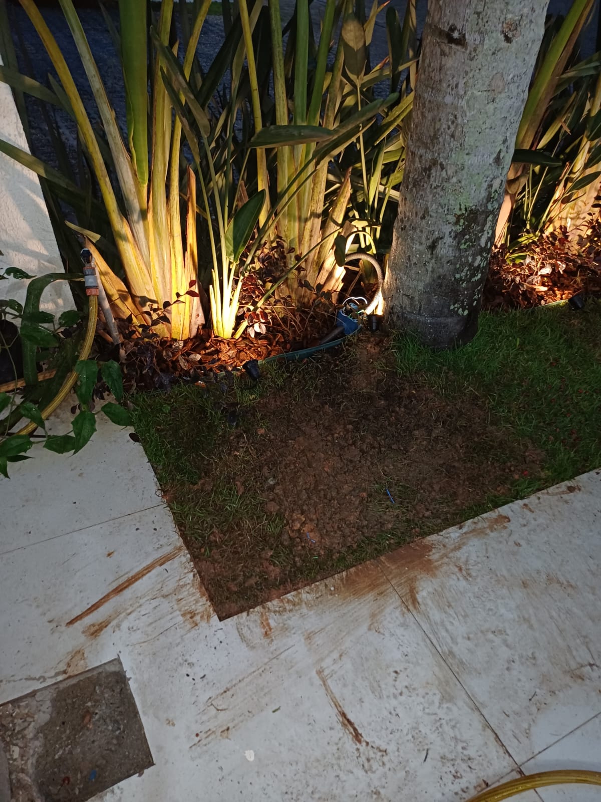 Iluminação em espeto LED